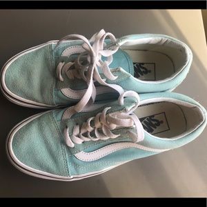 Vans Size 6 Aqua